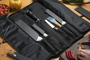 Free sample <b>Large</b> Chef Knife <b>Storage</b> Backpack <b>Bag</b> Durable Chef Backpack Kitchen Tools Knife <b>Bag</b> Organizer Backpack - Product Image 4