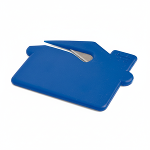 Apricartole blu in plastica con lama in metallo per aprire buste - Product Image 2