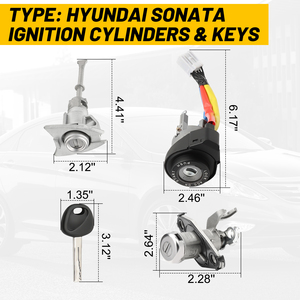 Замок зажигания Yithsway-81970-3SA00 с <span class=keywords><strong>2</strong></span> ключами для Sonata 81250-3SA00, новый - Product Image 2
