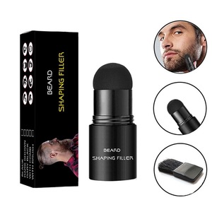 Bâton de remplissage de crayon de barbe imperméable avec brosse à poudre pour hommes <span class=keywords><strong>moustache</strong></span> cheveux délié longue teinture aspect naturel style - Product Image 4