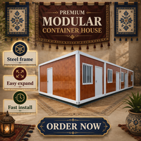 SKYLINE Design Flatpack House Luxury 20 pieds 40 pieds Mobile Tiny Home Maison modulaire préfabriquée Container House Maison de conteneur d'expédition