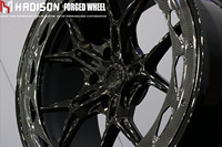 HADISON Roues de frein à anneau aérodynamique en fibre de carbone de conception directionnelle forgée sur mesure 5x112 5x114.3 20 jantes de 21 pouces pour Nissan GT-R