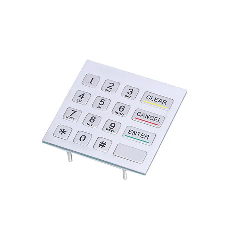 4x4 of payphone/numeric gate control keypad/waterproof matrix serial keypad