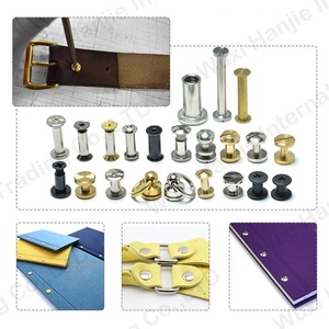 Ốc vít Chicago vít kim loại M3 phẳng rãnh đầu đen ràng buộc bài Chicago vít - Product Image 6