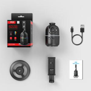 Trípode de seguimiento facial automático Gimble de rotación 360 <span class=keywords><strong>para</strong></span> teléfono móvil estabilizador de cardán de diseño desmontable teléfono estabilizador - Product Image 6