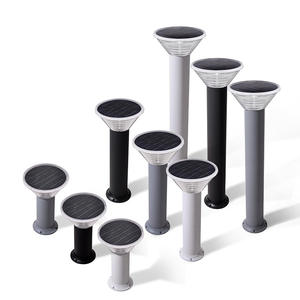 Lámpara Solar de Poste Impermeable IP65 <span class=keywords><strong>ECOSOLAR</strong></span> ECO-GL260R para Jardín, Camino y Patio con Luz Blanca Cálida y Blanca Fría - Product Image 2