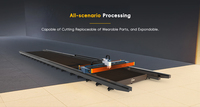 Machine de découpe laser industrielle CNC haute puissance pour plaques d'acier inoxydable, découpeuse à fibre CNC haute précision pour aluminium