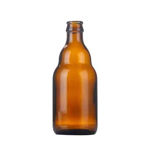 批发定制可回收古典玻璃瓶啤酒330毫升长颈玻璃瓶啤酒