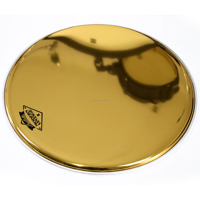 Beattello Musical Instrument Accessories 10/12/14/16 Snare Tom Floor Bass Kick Skin Mirror Finish Drum Head Skin Pack