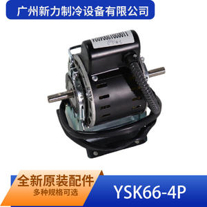 Guangzhou Xinli Refrigeration YSK66-4P 66W Dual Shaft Single Phase Asynchronous Fan <b>Motor</b> Original New Part - Product Image 5