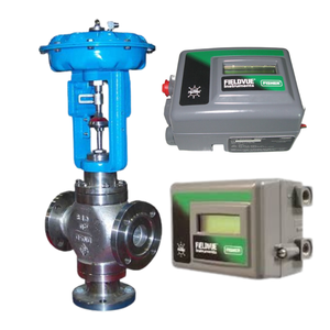 วาล์วควบคุมเครื่องมือวัดอุณหภูมิ Wuzhong ที่ปรับให้เข้ากันได้กับ Emerson Fisher แบบ Single-acting พร้อมระบบส่งกลับข้อมูล DVC2000 Smart Valve Positioner - Product Image 1
