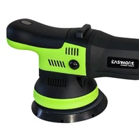 Polisseuse de voiture à double action 21V DC sans balais, rechargeable, 400W, vitesse constante, excentrique 15/21mm, antichoc