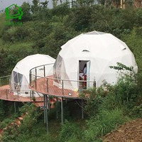 Offre Spéciale extérieur 6m Transparent jardin igloo glamping hôtel maison dôme géodésique tente