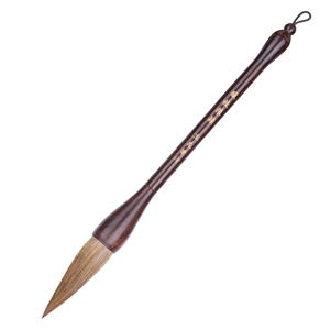 Pinceau <span class=keywords><strong>chinois</strong></span> Calligraphie Rond Pointe Stylo D'écriture Et Belette Artiste Pinceau Avec Manche En Bois - Product Image 1