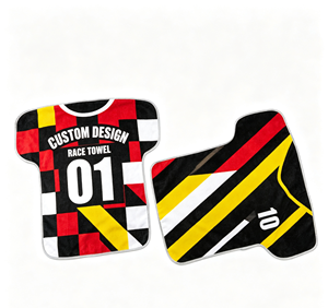 Serviette de sport en microfibre personnalisée style maillot pour supporters, idéale pour les événements sportifs, les clubs et les cadeaux promotionnels - Product Image 4