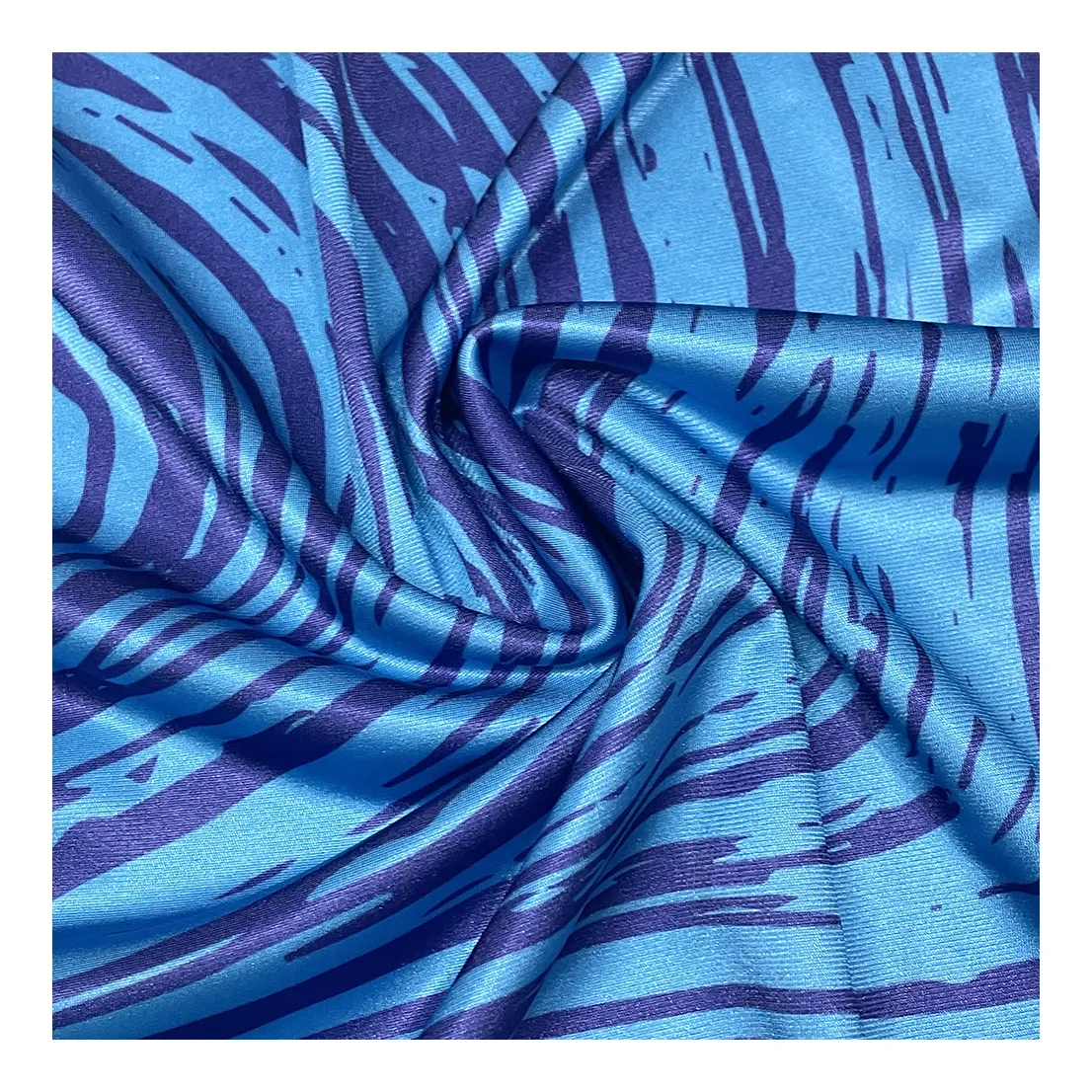High stretch Polyester geometry digital Printed 4-way elastic spandex yoga fabric