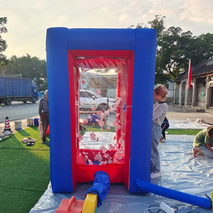Máquina Inflable para Atrapar Dinero, Cabina Inflable con Forma de Cubo de Efectivo, Juegos Interactivos Inflables, Cabina de Dinero de Dibujos Animados Estándar para Promoción - Product Image 3