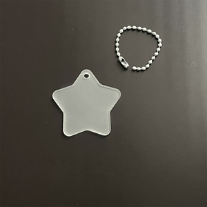 Portachiavi in Acrilico Trasparente Personalizzabile 2026, Forme Irregolari Colorate, Accessori Fai-da-Te per Artigiani, Cartoni Animati UV - Product Image 6