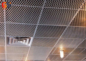 אלומיניום באיכות גבוהה מחורר מחורר קורוזיה עמיד תקרה סורג צבע מותאם אישית מורחבת רשת דקורטיבית - Product Image 3