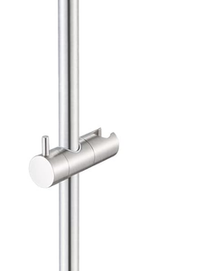 Barra de ducha para baño, soporte para cabezal de ducha de acero inoxidable cepillado, montaje en pared, altura ajustable de 68-105 cm, opción de diferentes colores - Product Image 1