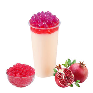 Perles de boba à la grenade de qualité supérieure pour les boissons aux bulles, les desserts, les boissons, le sirop de fruits, les garnitures, le sac de sucre - Product Image 5