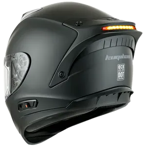 Helmet Motorcycle Casco Para Moto LED LIGHT Motorcycle Helmets Full Face Safety Helmet With Rear Light Casque De Moto