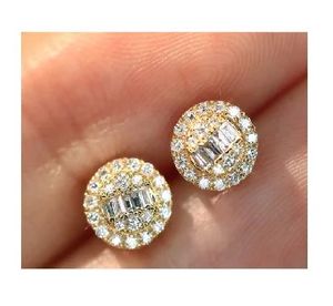 Xinfly Custom 18K Gold Jewelry Wholesale Engraved Stud Earrings with Free Gift <b>Box</b> Bulk Order for MOQ 2 Pairs Fashion Accessory - Product Image 2