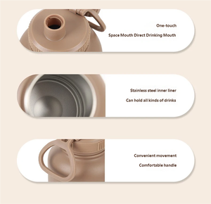 Botella de Agua 3 en 1 de Acero Inoxidable para Mascotas, Botella de Agua para Perros con Contenedor de Comida para Perros, Botella para Perros para Acampar al Aire Libre - Product Image 6