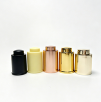 Flacon compte-gouttes cosmétique en verre or/argent 18/410 20/410 avec bouton poussoir doré pour sérum et huiles essentielles