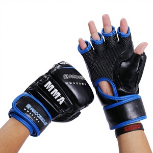 ถุงมือ MMA แบบครึ่งนิ้ว UFC MMA ระบายอากาศ แห้งเร็ว น้ำหนักเบา พร้อมสายรัดข้อมือปรับได้ รับผลิตตามสั่ง ขายส่ง - Product Image 1