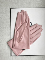 Gants jetables en peau de mouton, style coréen mignon, finition lisse, chauffe-mains d'hiver pour femmes, doublure en polyester, longueur opéra, vintage, ski