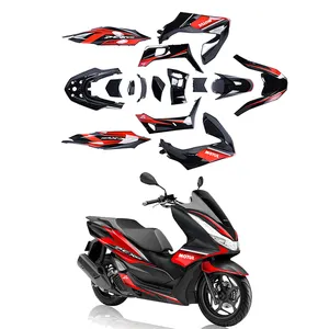 Motorbike Fairing Kit Front Fairing Fixed Wing Intake Wing Motorcycle Accessories And Frame Body Spare Parts For Honda PCX 160