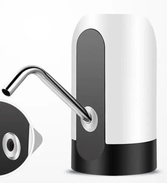 무선 Usb 재충전용 전기 물 분배기 펌프 휴대용 가정 사무실 손 압력 수도 펌프