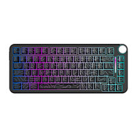 Clavier Mécanique de Jeu Neuf d'Usine OEM Tri-mode 75% 82 Touches RVB Sans Fil, Clavier Mécanique Gaming à Gasket