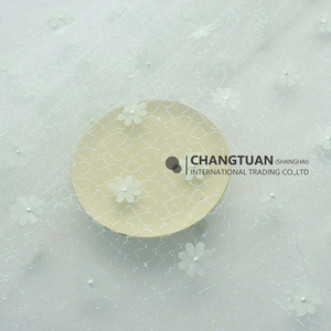 Tela de Encaje Floral 3D con Diseño de Margaritas, Tela de Tul con Flores 3D para Niños - Product Image 6