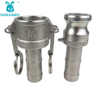 Raccords Camlock en acier inoxydable, connecteurs rapides, accouplements Camlock en aluminium moulé pour applications hydrauliques