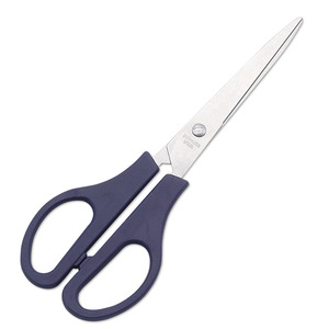 Household Scissors Stainless Steel Green Straight Head Office Student Craft Use - Product Image 2