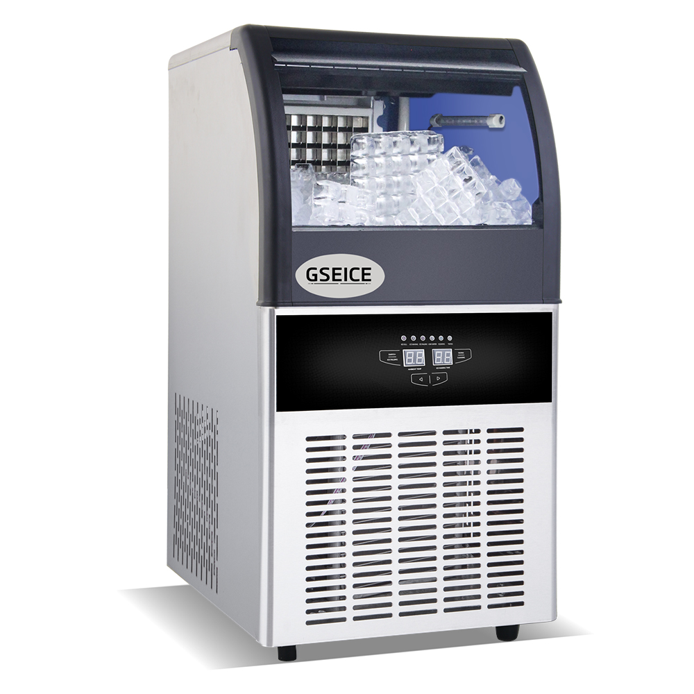 GSEICE With Ice Scoop Basket Perfect for Home Kitchen Office Bar Commercial Ice Maker Machine