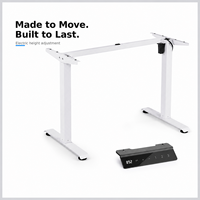 Cadre de bureau debout électrique ergonomique moderne AOR à moteur unique, réglable en hauteur, construction métallique stable, certifié CE, OEM ODM