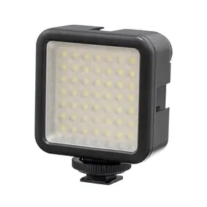 Lâmpada de led de bolso w49, mini foto, luz de preenchimento para câmera de vídeo gropro movimento slr