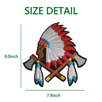 Gros Grande Serviette Broderie Chenille Patchs Patch Personnalisé pour Vêtements Patchs De Broderie