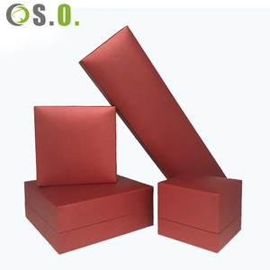 Caja de Joyería de Cartón con Logotipo Personalizado del Fabricante, Caja de Embalaje de Lujo para Pendientes y Collares, Caja de Papel Imitación Cuero - Product Image 3