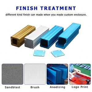 Custom Aluminum Alloy Heat Sink Mini Computer Case Industrial Electrical PCB <b>Enclosure</b> with IP54 Protection Junction Box Design - Product Image 5