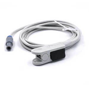 Capteur Spo2 réutilisable Capteur à pince à doigt adulte pour <span class=keywords><strong>Goldway</strong></span> UT4000A/F Sonde à connecteur à clé unique à 5 broches Spo2 pour moniteurs patients - Product Image 4