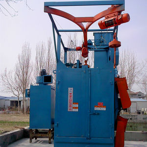 Máquina de chorro de tiro tipo gancho de suspensión, cinta transportadora de cadena aérea, máquina de chorro de tiro - Product Image 3