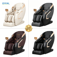 Fauteuil de massage OYEAL moderne de luxe, Shiatsu, corps entier, zéro gravité, pliable, en cuir, avec fonction de massage des pieds et minuterie