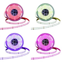Lampu Strip LED Plafon PCB 12mm Putih Grosir 784 LED Strip RGB LED 24v 100lm 18w/M 5m Lampu Strip LED RGB COB