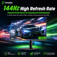 27 Zoll FHD Monitor 144Hz Computerbildschirm PC-Monitor Gaming-Monitor mit Verstellbarem Standfuß