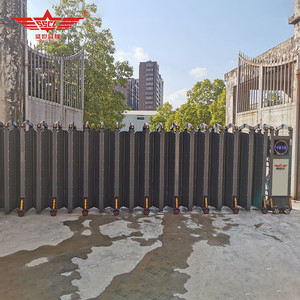 Portail Rétractable Électrique Personnalisé en Alliage d'Aluminium Shengshichanglong – Contrôle d'Accès Automatique Premium pour Appartements et Salles de Sport - Product Image 2