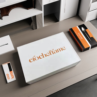 Boîtes de parfum de marque personnalisée pour les ensembles d'échantillon de parfum Boîtes cadeaux rigides gaufrage papier couché de stratification mate pour l'expédition
